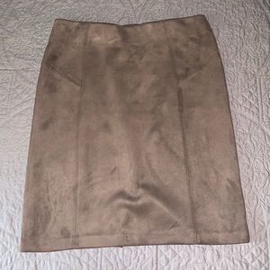 Women’s Suede pencil skirt